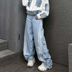 Adidas Wide-Leg Cargo Pants