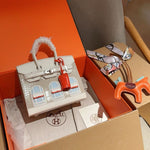 Hermès Birkin Faubourg Snow Matte Alligator