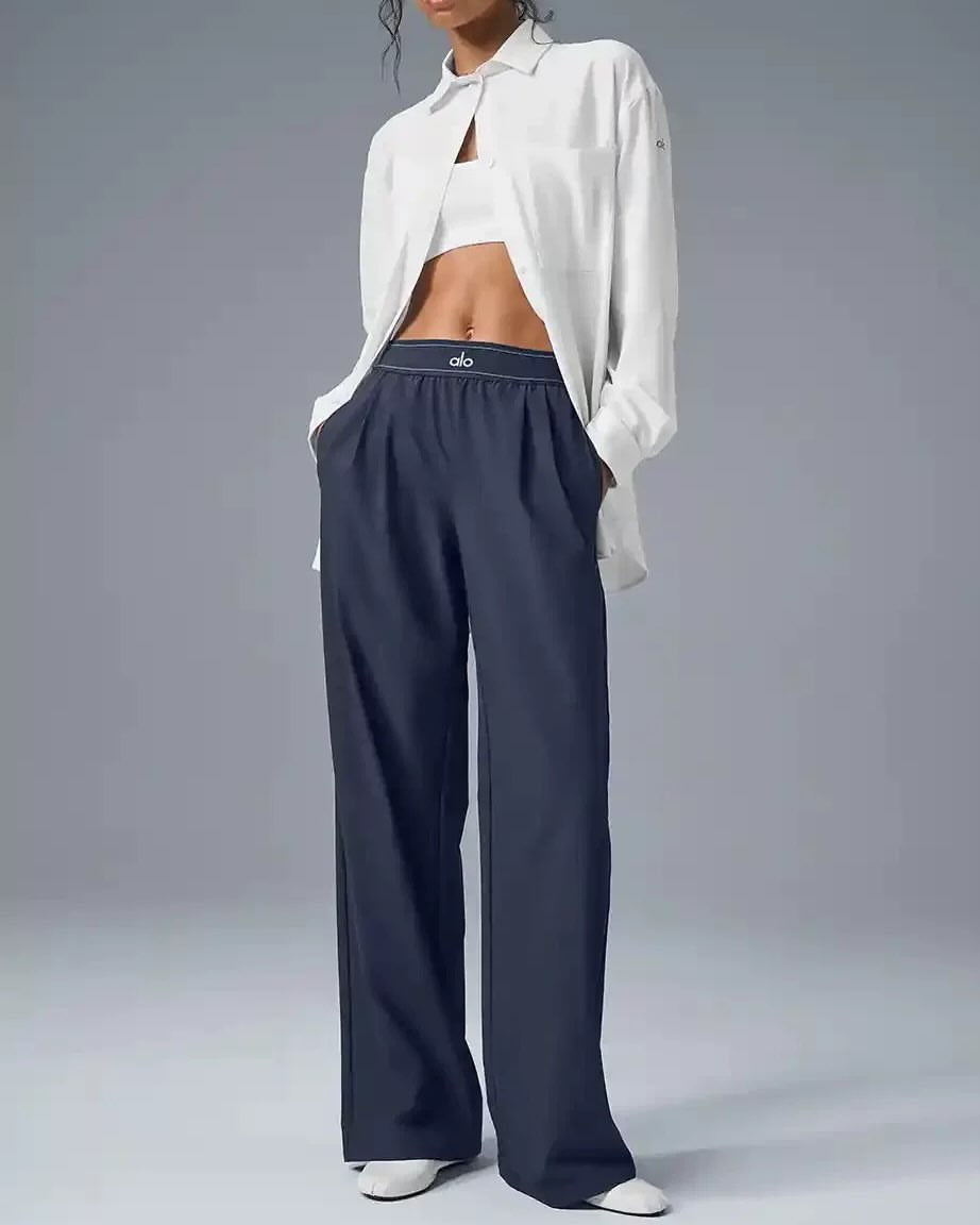 Alo Yoga Wide-Leg Sweatpants