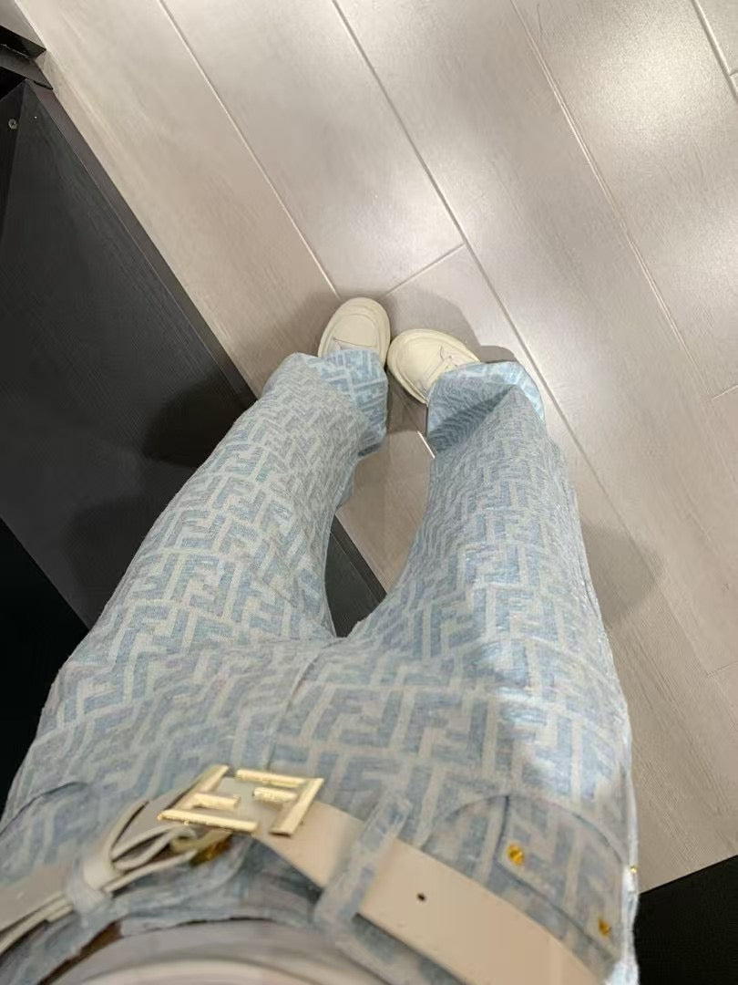 Fendi Light Wash Jeans