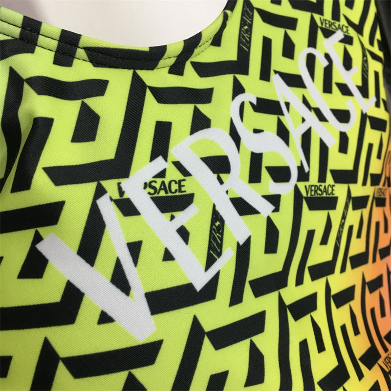 Versace Greca Rainbow Swimsuit