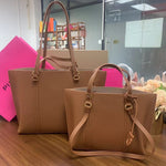 Pinko Carrie Leather Tote Bag