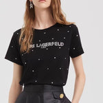 Karl Lagerfeld Rhinestone Tee