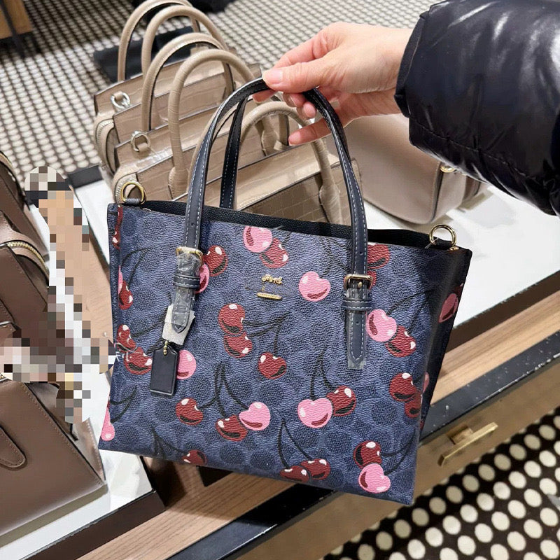 Coach Mollie Tote 25 in Cherry Print