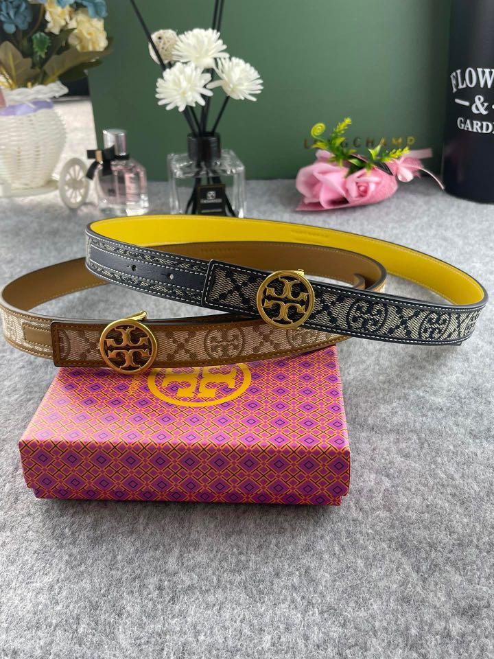 Tory Burch T Monogram Jacquard Belt