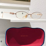 Gucci Embellished Oval Sunglasses