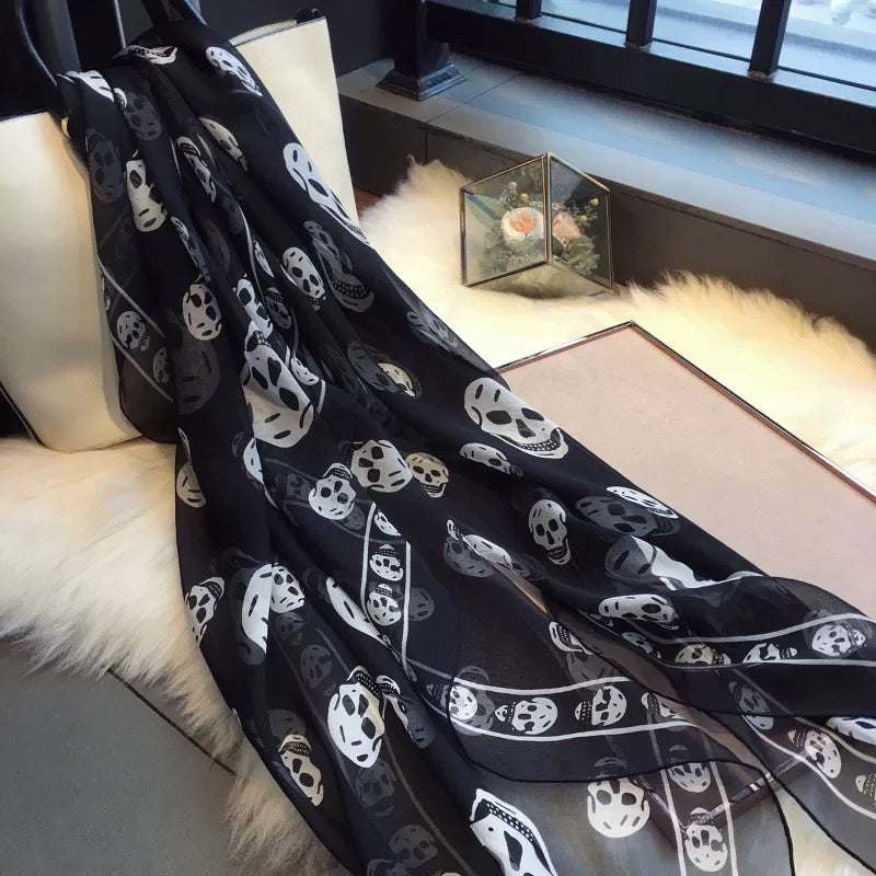 Alexander Mcqueen Silk Scarf