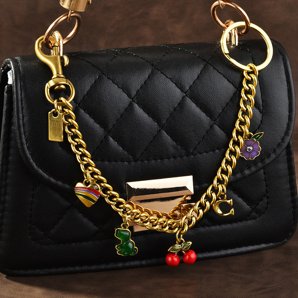 COACH Playful Charm bag chain