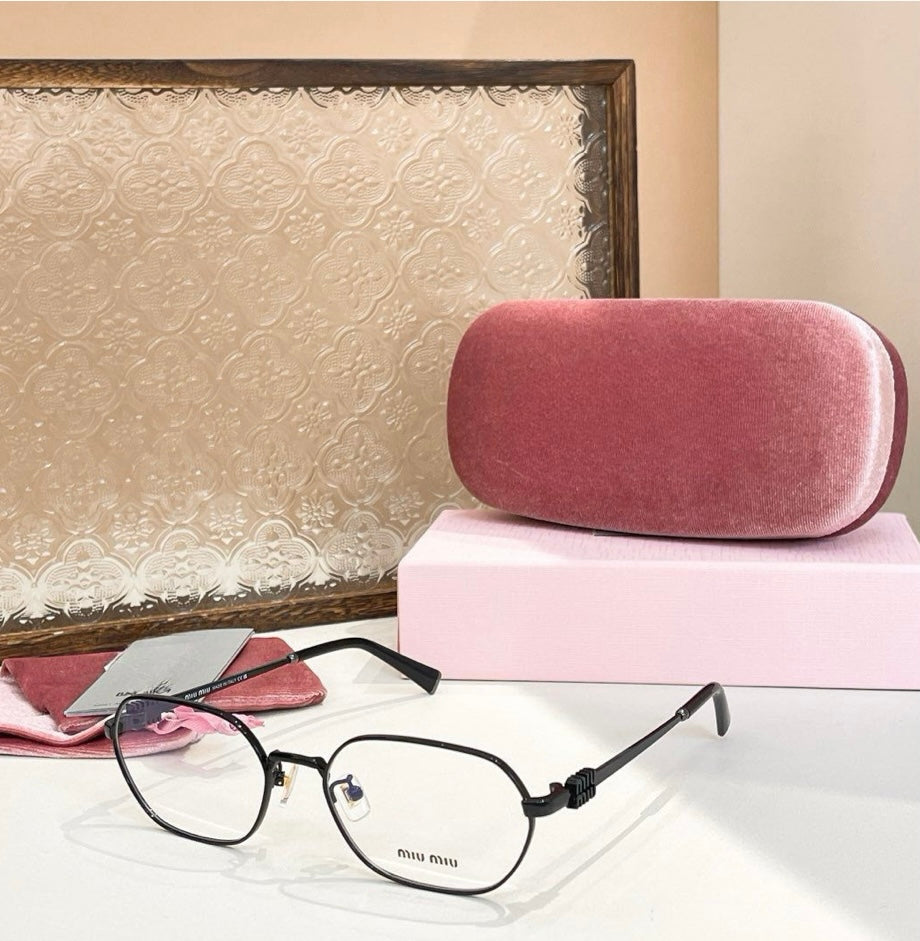 Miu Miu Geometric Frame Sunglasses