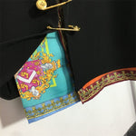 VERSACE Safety Pin Detail Mini Dress