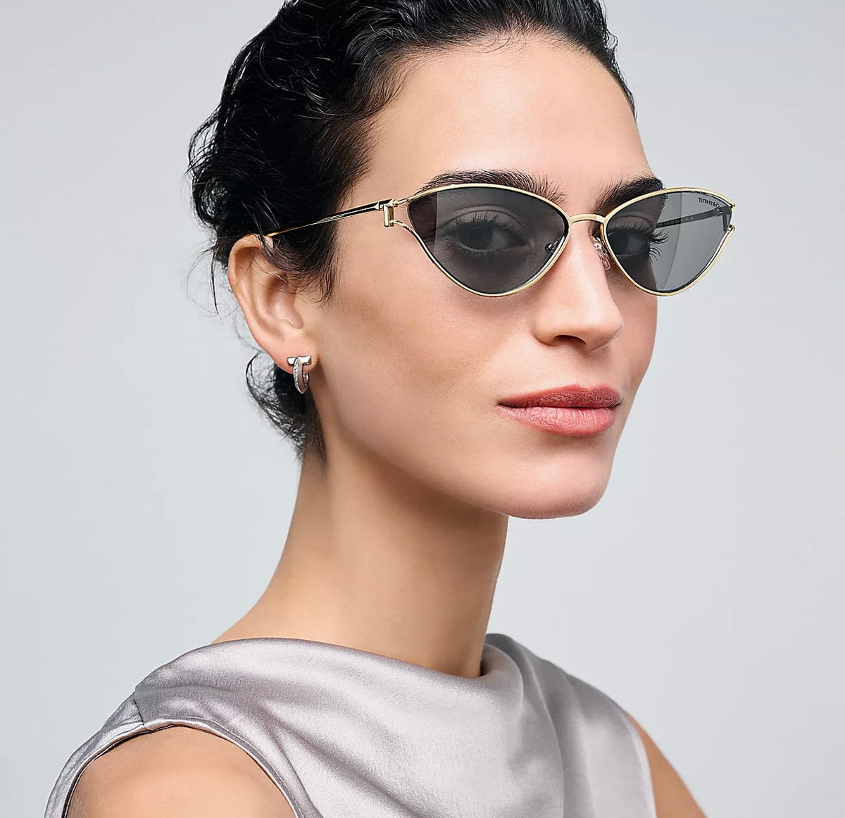 Tiffany Sunglasses with Gold Frame