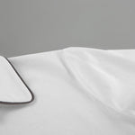 Crisp White Shirt and Belted Shorts Set