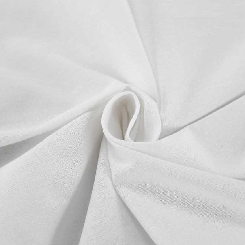 Crisp White Shirt and Belted Shorts Set