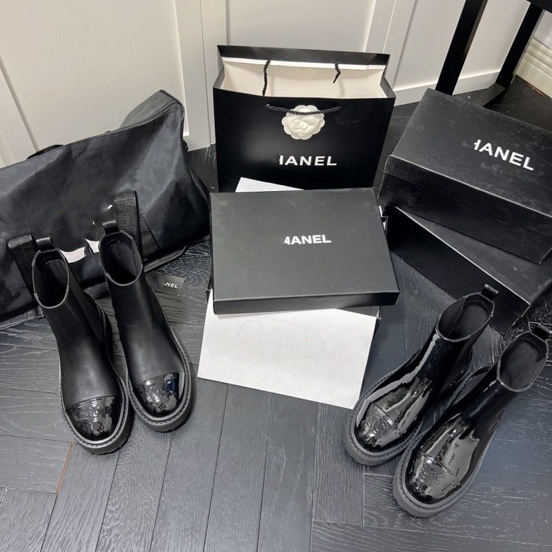 CHANEL French short boots