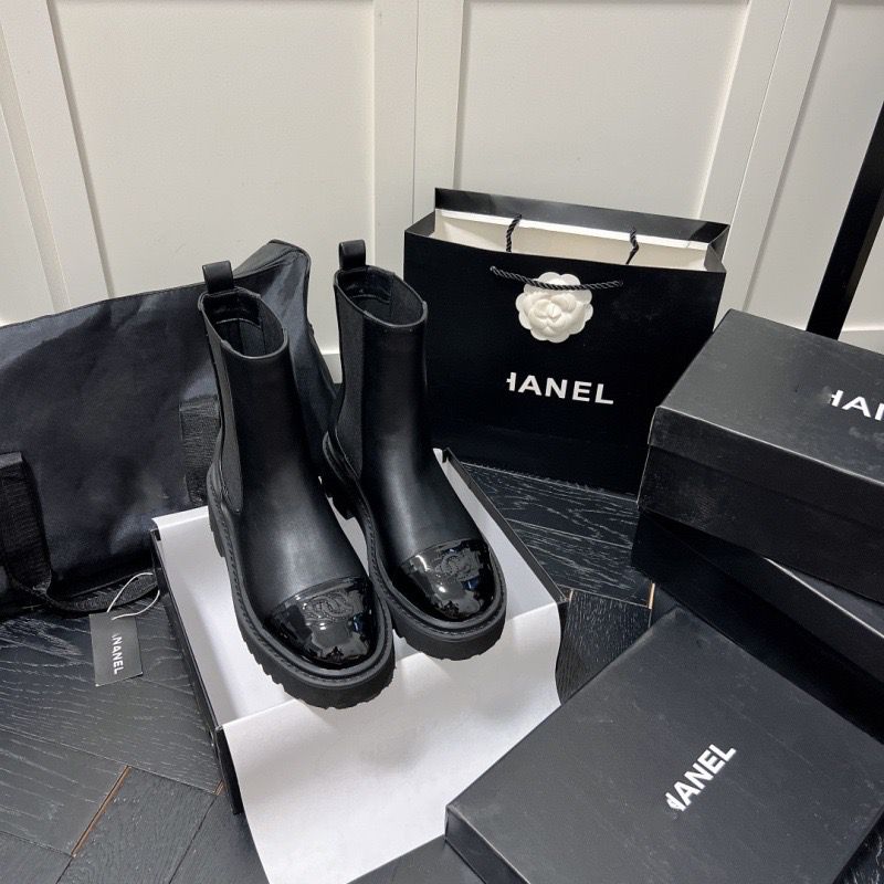 CHANEL French short boots