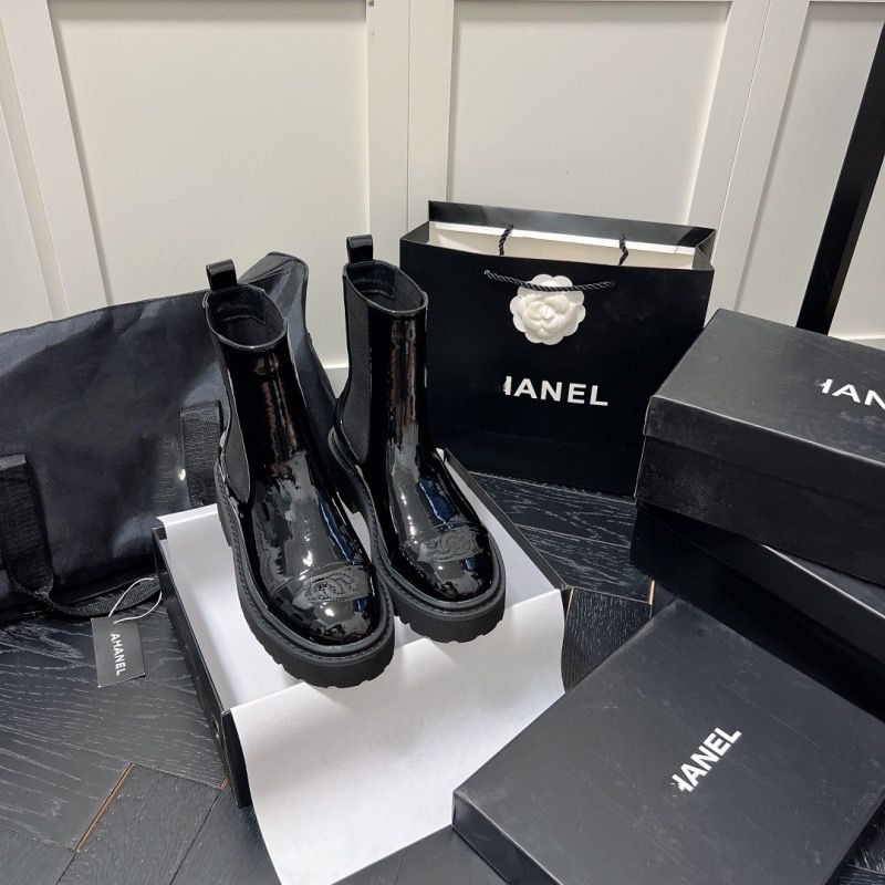CHANEL French short boots