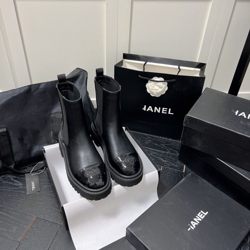 CHANEL French short boots