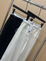 Calvin Klein Double Waist Loose Casual Pants.