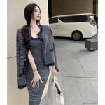 High-end knitted suit