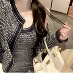 High-end knitted suit