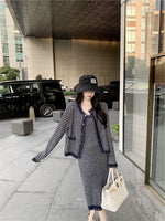 High-end knitted suit