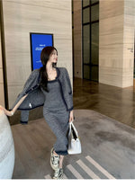 High-end knitted suit