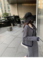 High-end knitted suit