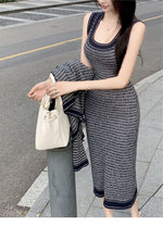 High-end knitted suit