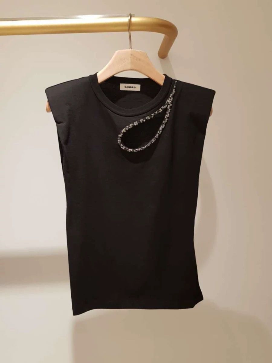 SANDRO round neck T-shirt