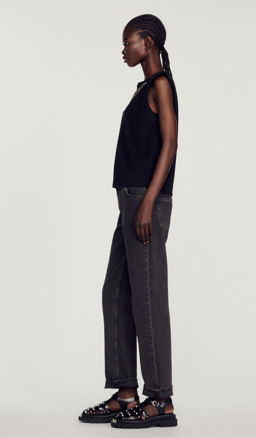 SANDRO round neck T-shirt