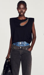 SANDRO round neck T-shirt