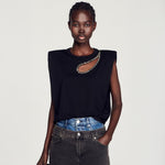 SANDRO round neck T-shirt