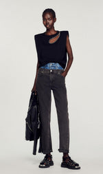 SANDRO round neck T-shirt