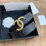 Chanel CC Leather Belt