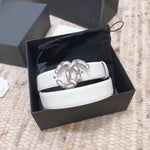Chanel CC Leather Belt