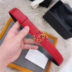 Chanel CC Leather Belt