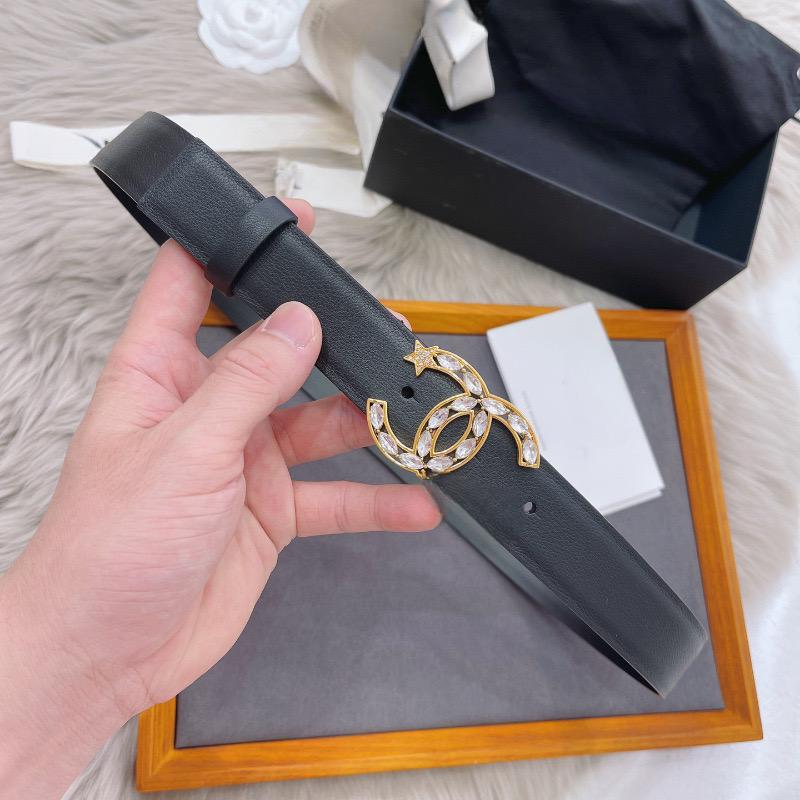 Chanel Crystal CC Star Belt