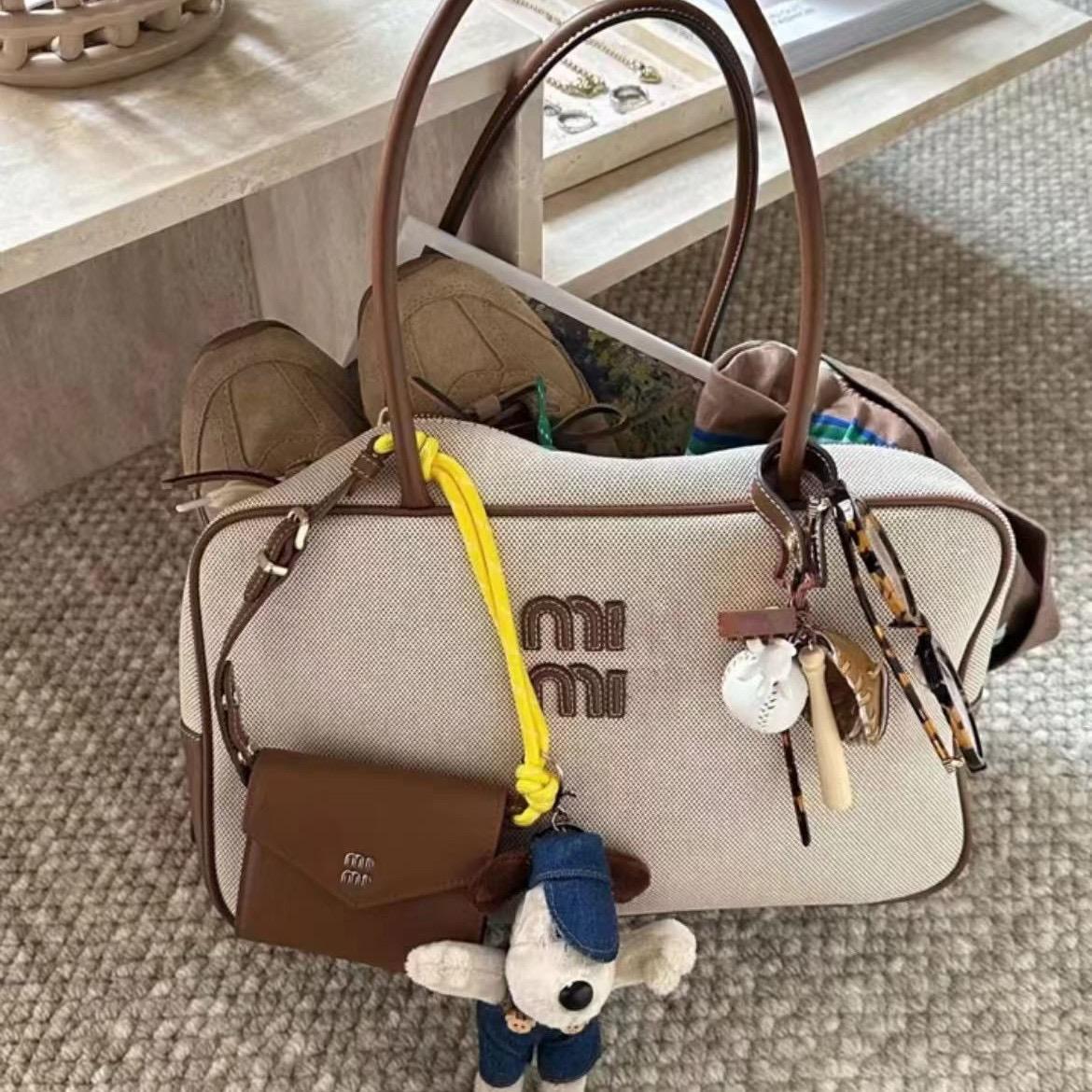 MIU MIU bowling bags