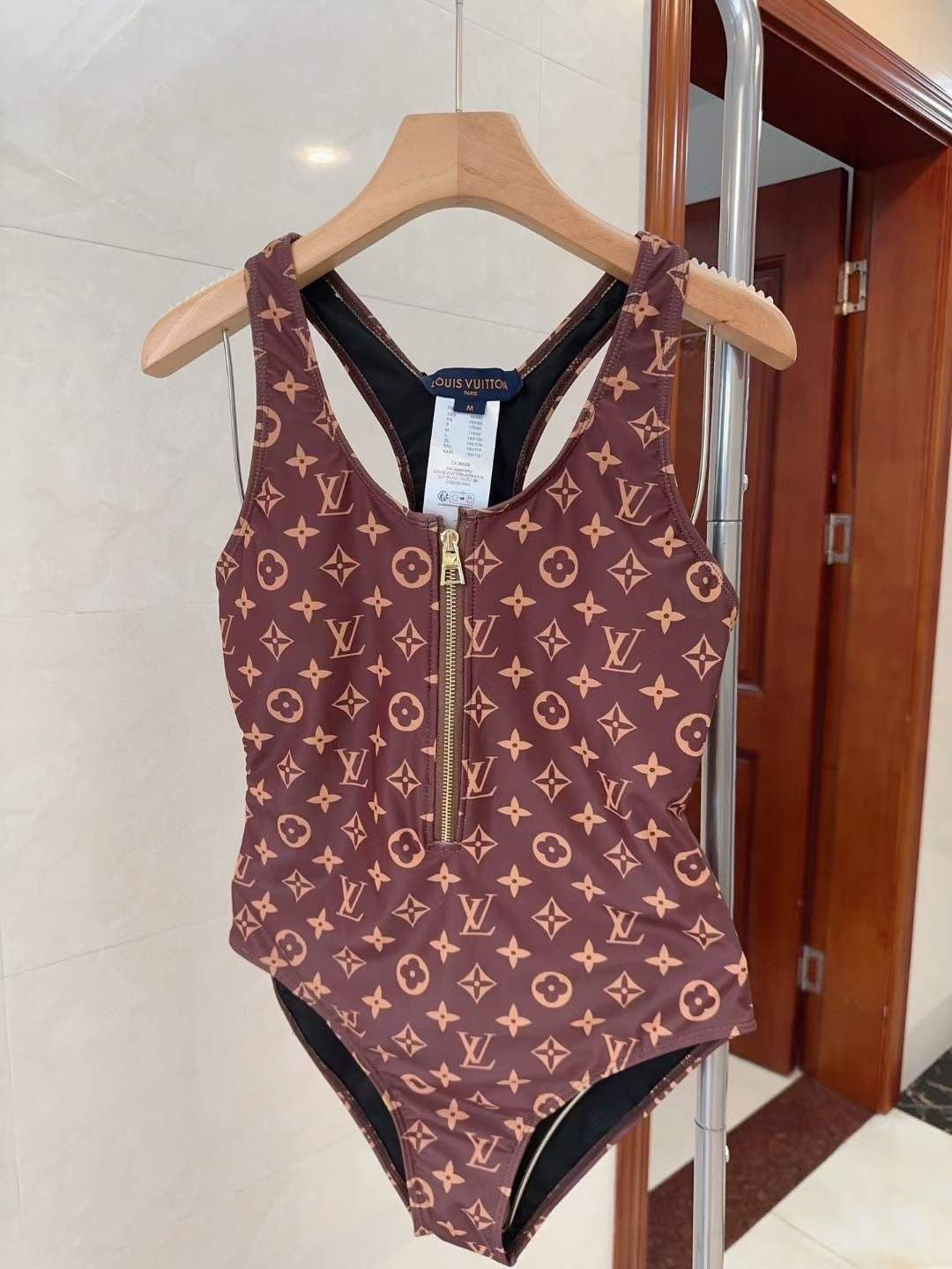Louis Vuitton Monogram Swimsuit With Zipper
