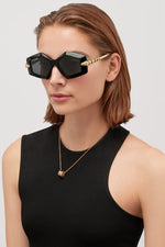 Bvlgari Serpenti Geometric Sunglasses