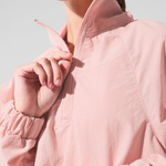 Alo Yoga Cropped Half-Zip Pullover & Flowy Training Short Set