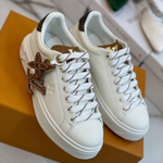 Louis Vuitton White Leather Sneakers