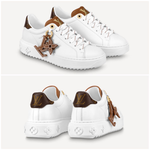 Louis Vuitton White Leather Sneakers