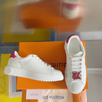 Louis Vuitton White Leather Sneakers