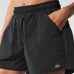 Alo Yoga Cropped Half-Zip Pullover & Flowy Training Short Set