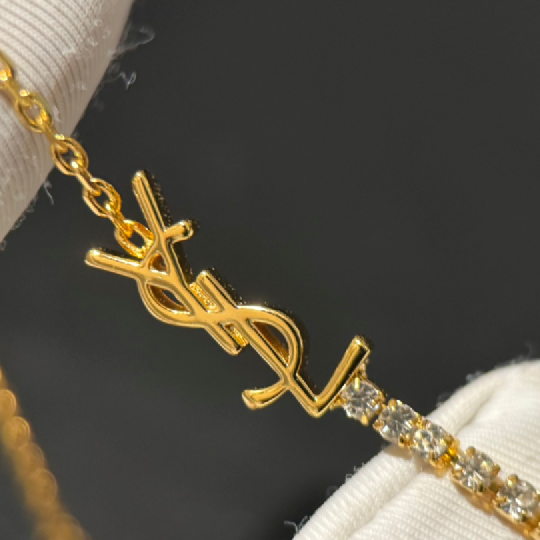 YSL Elegant Crystal Bracelet