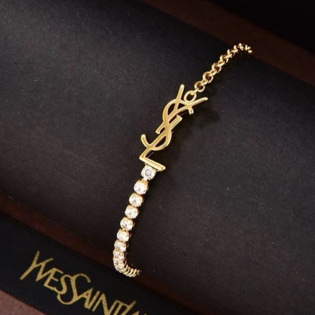 YSL Elegant Crystal Bracelet