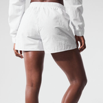 Alo Yoga Cropped Half-Zip Pullover & Flowy Training Short Set