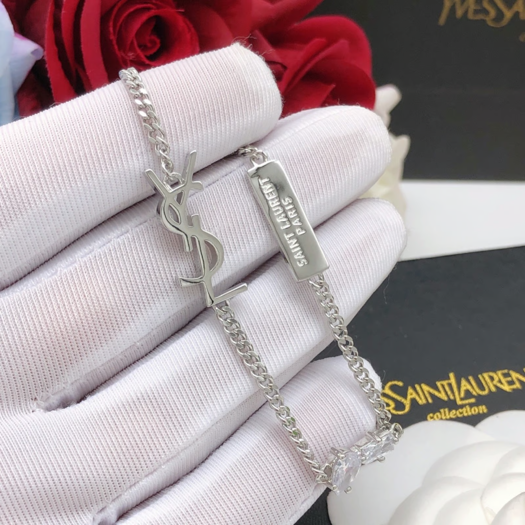 YSL Elegant Crystal Bracelet