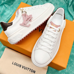 Louis Vuitton White Leather Sneakers